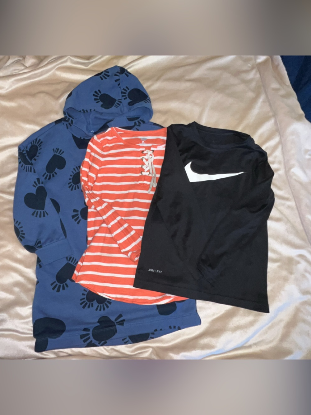 Girl Lot of three Tops Size 6-7
